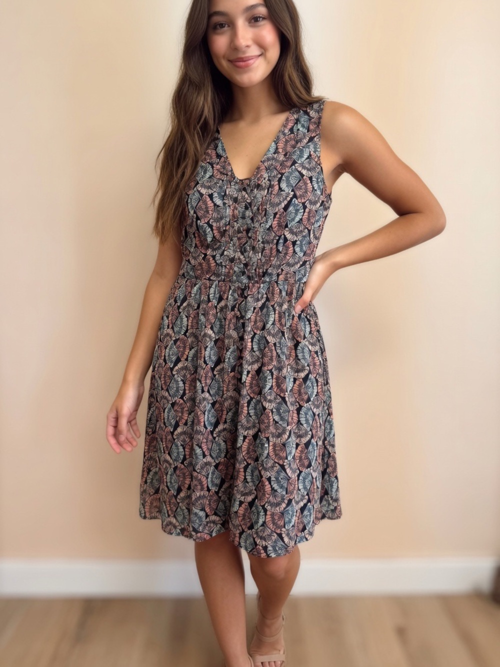 LC Lauren Conrad Blue Mini Dress EUC Size 8
